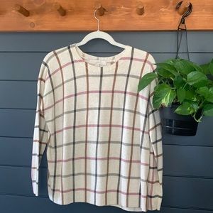 Plaid Sweater - Lightweight